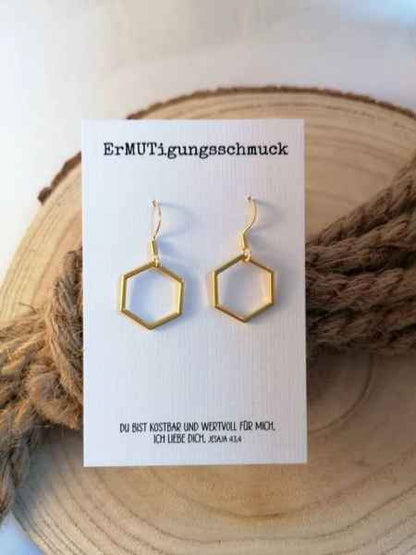 Schmuck: Ohrringe - vergoldet