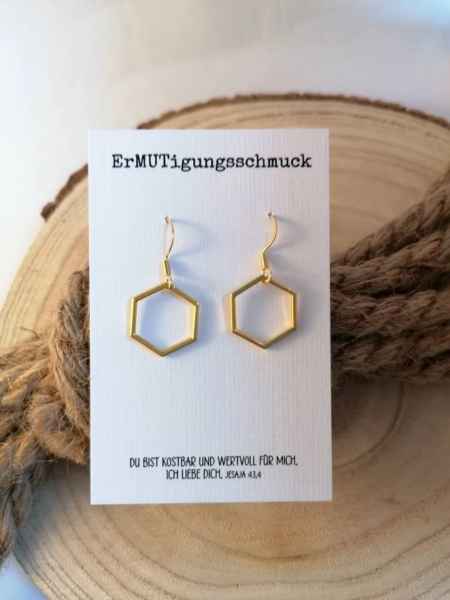 Schmuck: Ohrringe - vergoldet