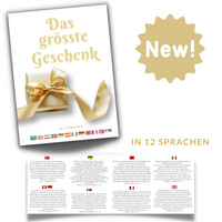 Mehrsprachiger Flyer 'Das grösste Geschenk' - 12 Sprachen
