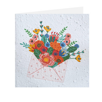 Growing Paper-Card 'Blumengruss'