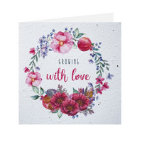 Growing Paper-Card 'With Love'