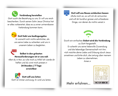 Jesus ruft an, coole Karte zum Weitergeben