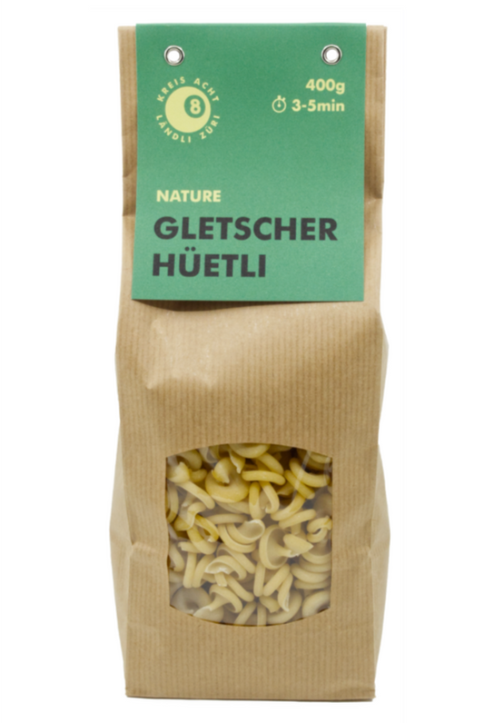 Pasta Gletscherhüetli Nature 400g