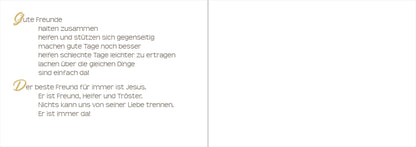 Grusskärtchen "Wir sind nicht alleine"