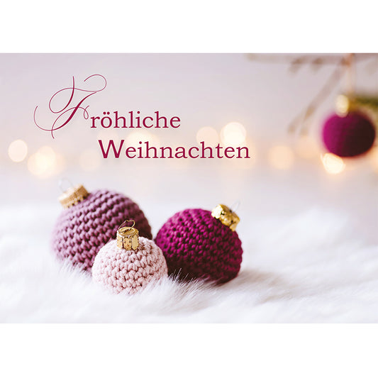 Postkarte 'Fröhliche Weihnachten'