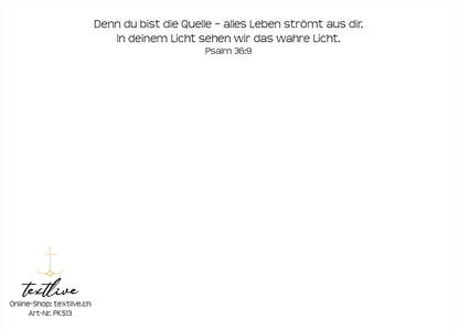 Postkarte 'Quelle'