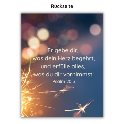 Streichholz-Briefchen 'Besondere Momente'