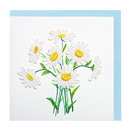 Quilling-Karte - Margritli 'Wünsche von Herzen ...'