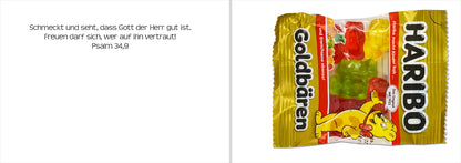 Gummibärli-Karte A7 'Das Leben ist wunderBär'
