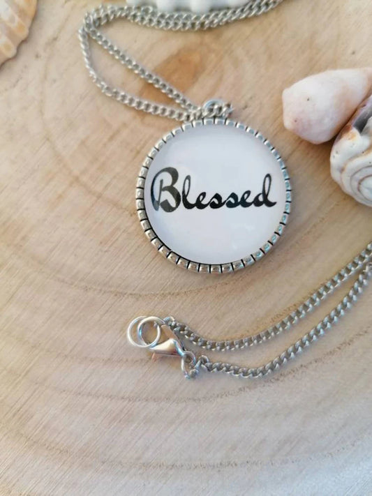 Schmuck: Halskette - Blessed